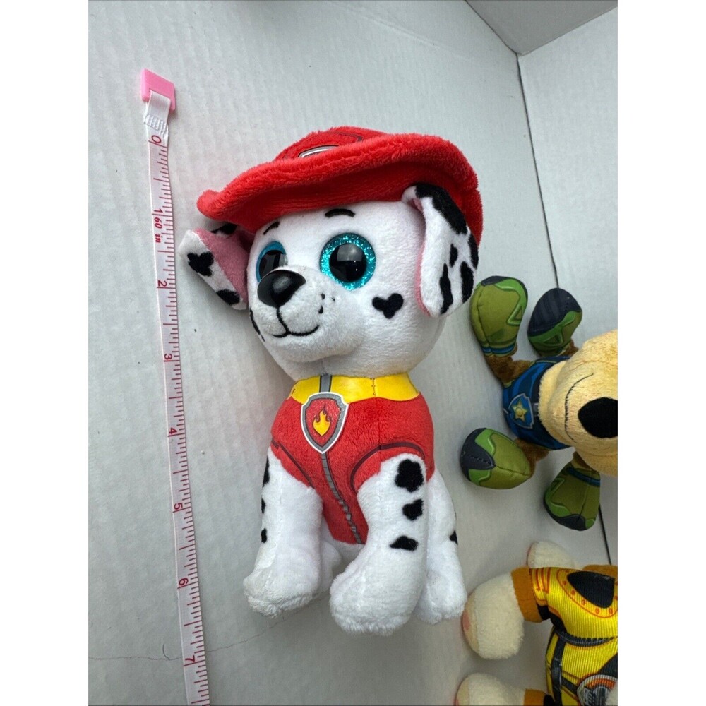 Paw Patrol Plush TY Marshall Chase Rubble Lot Of 4 - Picture 4 of 13